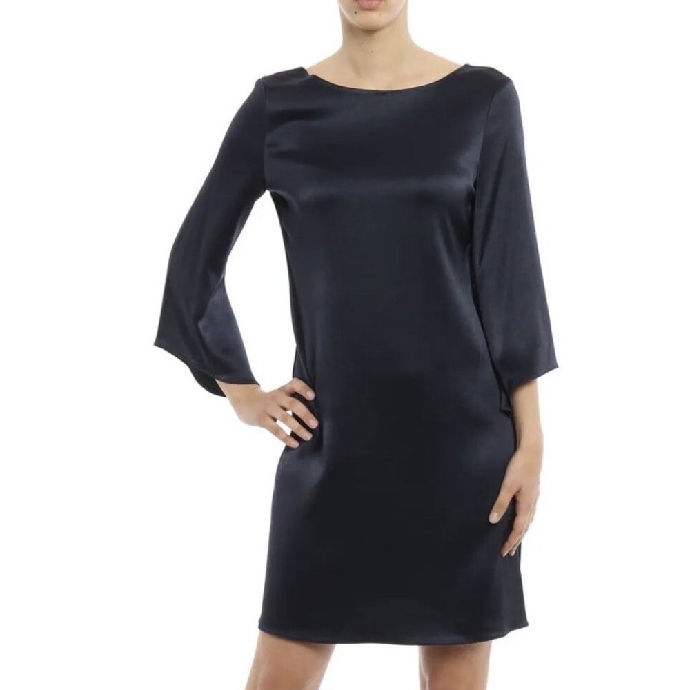 New W/Tags - Dvf Disco-Style Korrey Satin Shift Dress, Diane Von Furstenberg -12